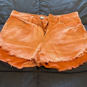 Free people frayed shorts